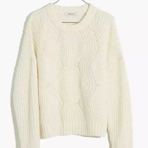 Cream Madewell sweater NWOT